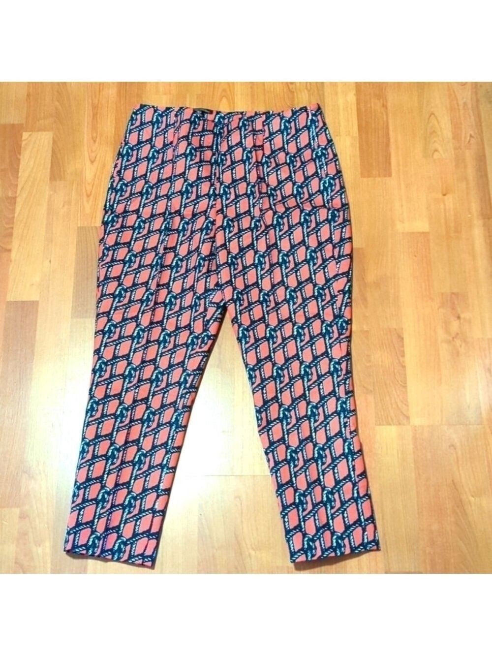 Brooks Brothers Women's Pink Nautical Dress Pants Size 10